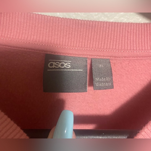 🔥ASOS pink pullover sweater womens size XL - Picture 3 of 7